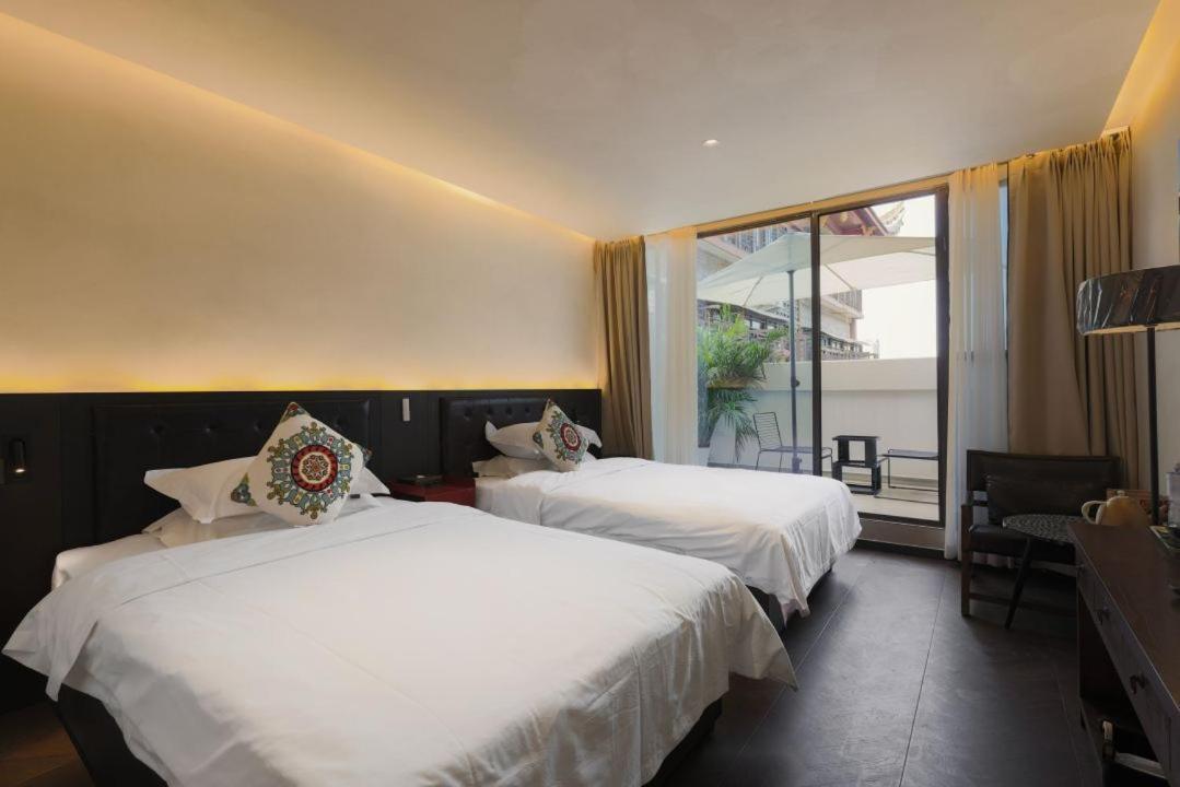 Qintai Tibetan Culture Boutique Hotel Csengtu Kültér fotó